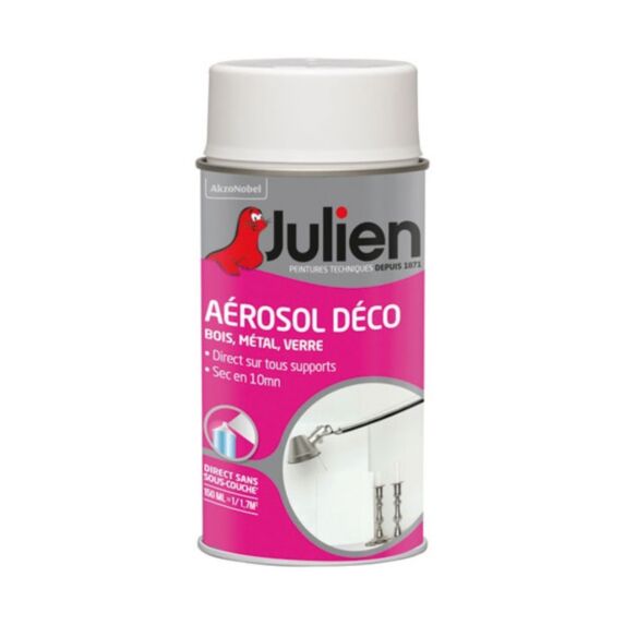 Peinture aérosol déco 150ml Argent Métallisé