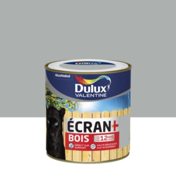 Peinture Ecran+ Bois Gris Franc Satin 0,5L - DULUX VALENTINE