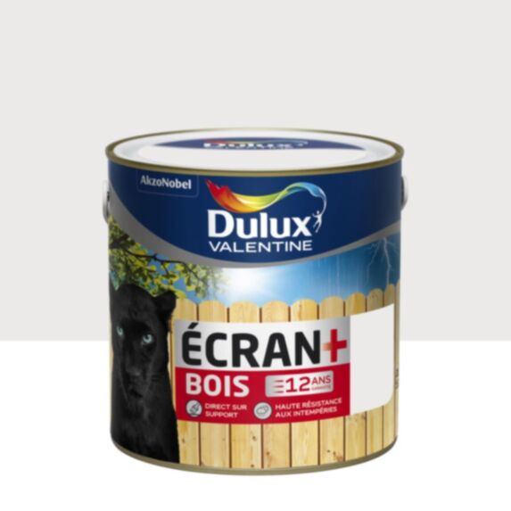 Peinture Ecran+ Bois Blanc Pur Satin 2L - DULUX VALENTINE