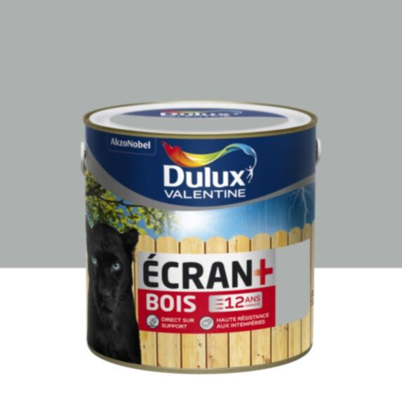Peinture Ecran+ Bois Gris Franc Satin 2L - DULUX VALENTINE