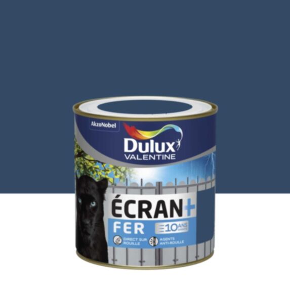 Peinture Ecran+ Fer Marine Brillant 0,5L - DULUX VALENTINE