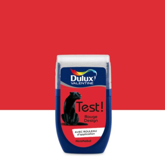 Testeur de Peinture Crème de Couleur Rouge Design 30ml - DULUX VALENTINE