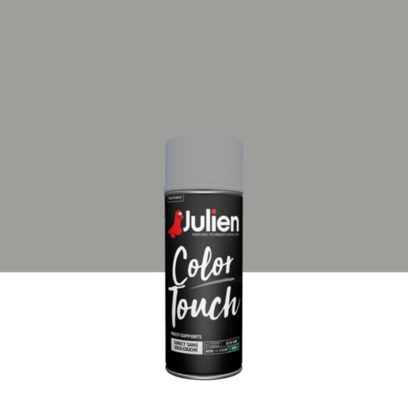 Peinture aérosol Multi-supports Color Touch Titanium Satin 400ml - JULIEN