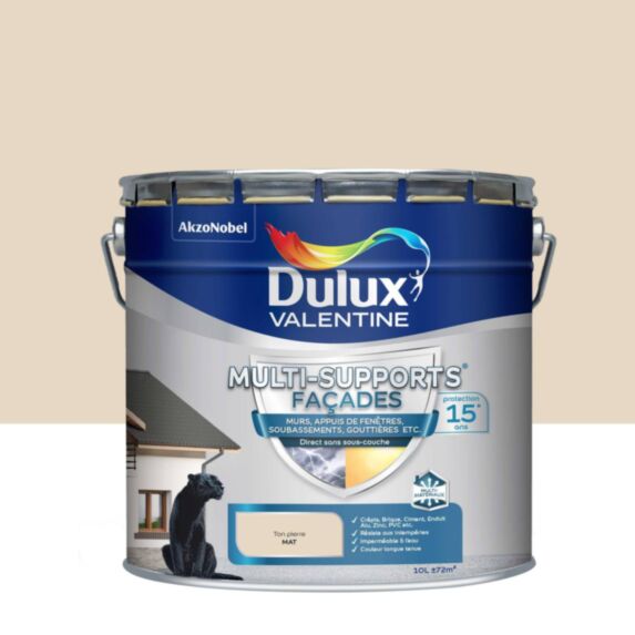 Peinture Façade Ton Pierre Mat 10L - DULUX VALENTINE