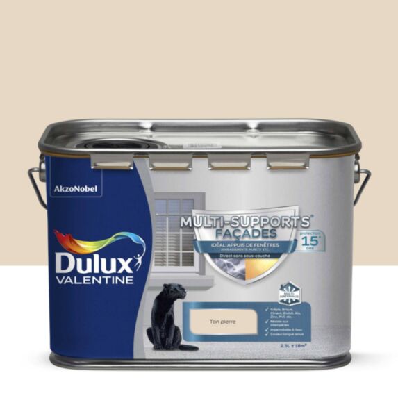 Peinture Façades Ton Pierre Mat 2,5L - DULUX VALENTINE