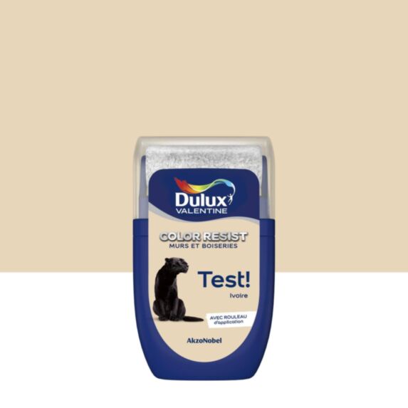 Testeur de Peinture Color Resist Ivoire Mat 30ml - DULUX VALENTINE