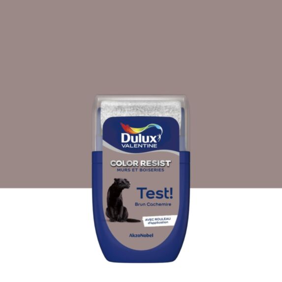 Testeur de Peinture Color Resist Brun Cachemire Mat 30ml - DULUX VALENTINE