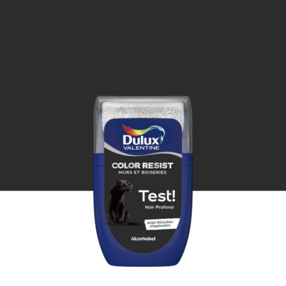 Testeur de Peinture Color Resist Noir Profond Mat 30ml - DULUX VALENTINE
