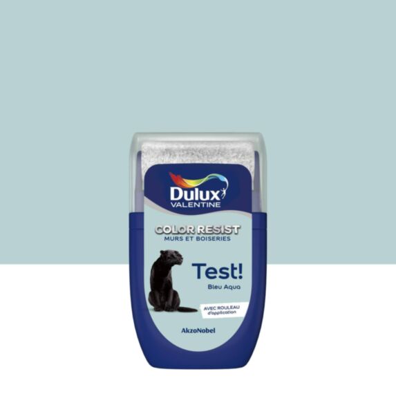 Testeur de Peinture Color Resist Bleu Aqua Mat 30ml - DULUX VALENTINE
