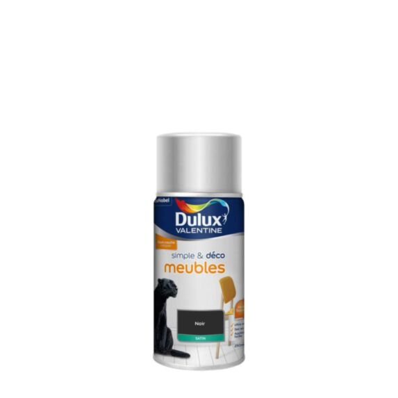 Peinture Meubles Noir Satin 0,25L - DULUX VALENTINE