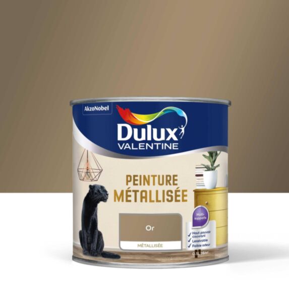 Peinture Metallisée Or 0,5L - DULUX VALENTINE
