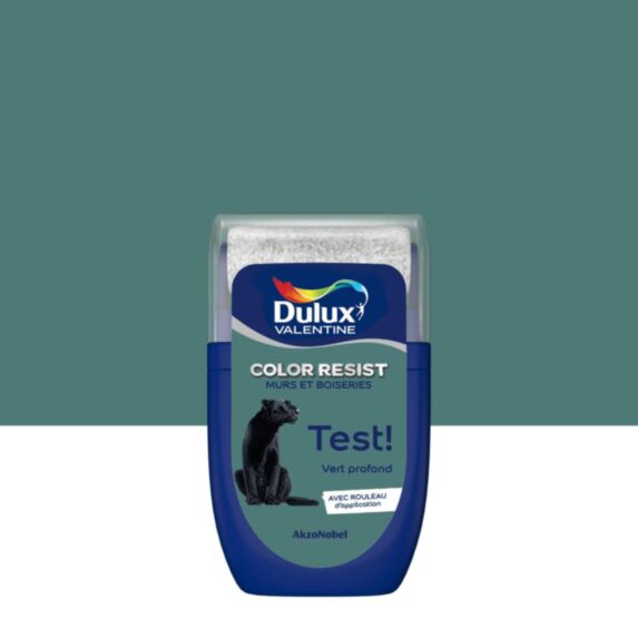 Testeur de Peinture Color Resist Vert Profond Mat 30ml - DULUX VALENTINE