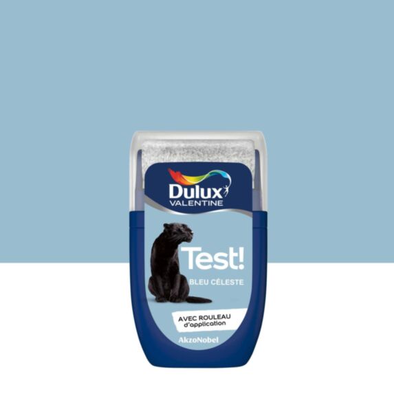 Testeur de Peinture Crème de Couleur Bleu Céleste 30ml - DULUX VALENTINE