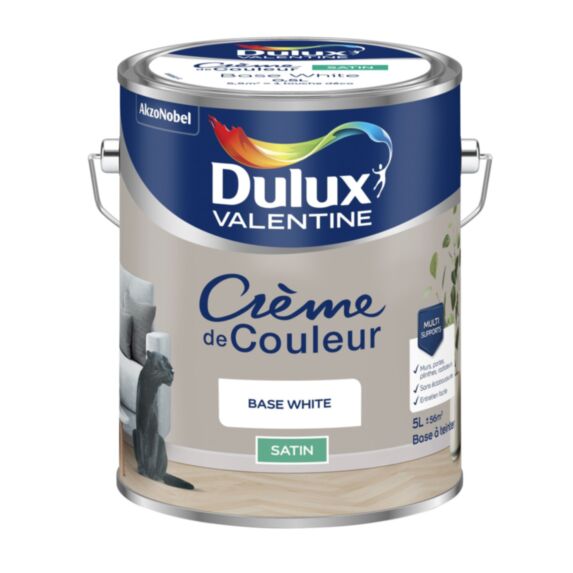 Peinture satin 5l base white