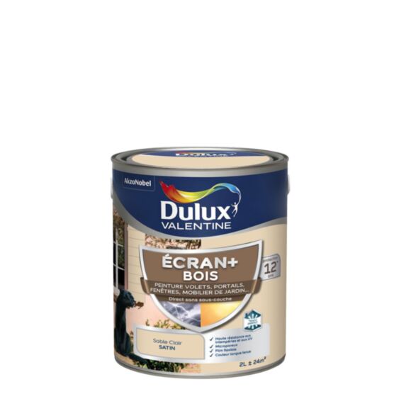 Peinture écran+ bois 2 l sable clair