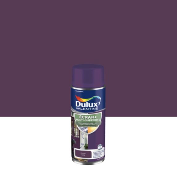 Peinture Aérosol Ecran+ Multisupports Satin Zinzolin 400ml - DULUX VALENTINE