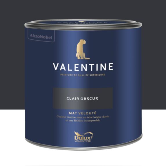 Peinture Valentine Mat Velouté Clair Obscur 2L- DULUX VALENTINE