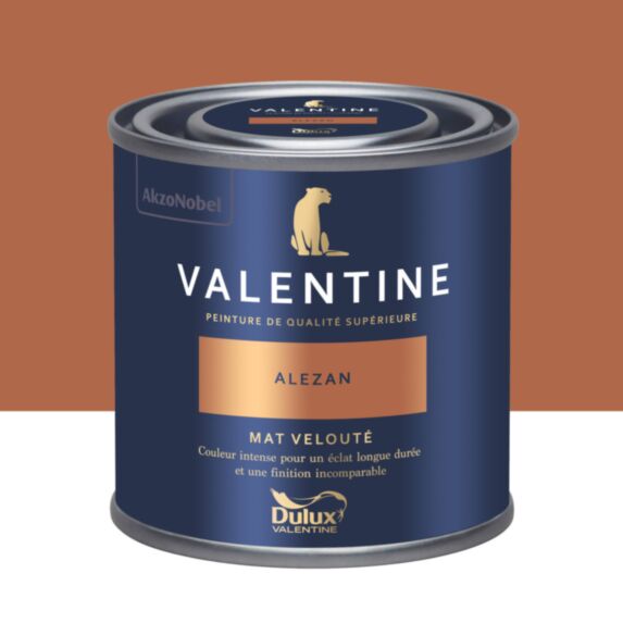Peinture Valentine Mat Velouté Alezan 0,125L- DULUX VALENTINE