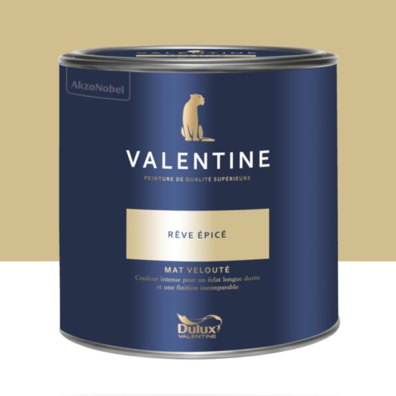 Peinture Valentine Mat Velouté Rêve Épicé 2L- DULUX VALENTINE