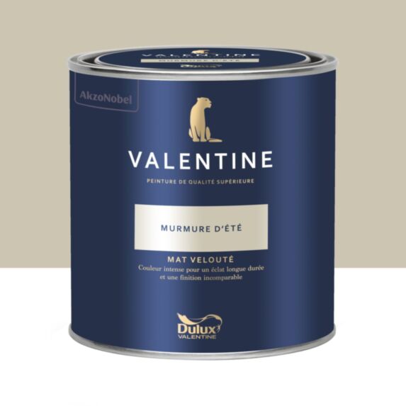 Peinture Valentine Mat Velouté Murmure d'Été 0,5L- DULUX VALENTINE