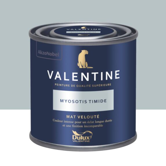 Peinture Valentine Mat Velouté Myosotis Timide 0,125L- DULUX VALENTINE
