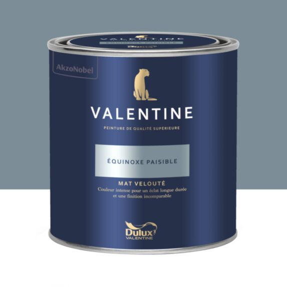 Peinture Valentine Mat Velouté Équinoxe Paisible 0,5L- DULUX VALENTINE