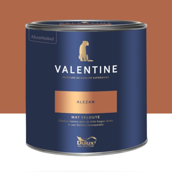 Peinture Valentine Mat Velouté Alezan 2L- DULUX VALENTINE