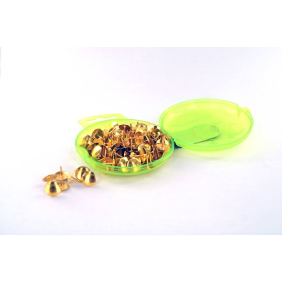 80 Punaises bureau dorées - ULMANN