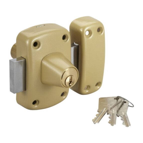 Verrou Cyclop à cylindre double 40mm 3 clés - VACHETTE