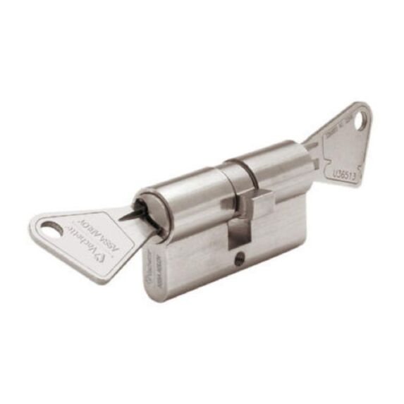 Cylindre profilé laiton 30x30mm 3 clés fonction Synkro