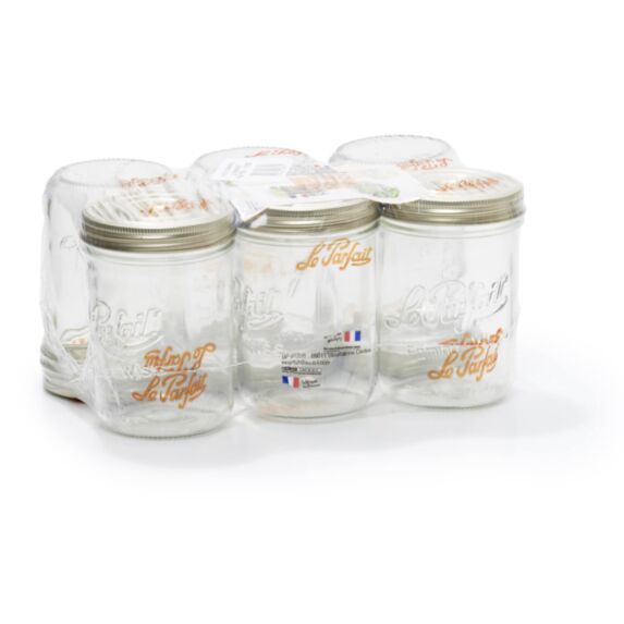 Pack 6 bocaux à vis 750 g d100