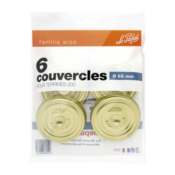 6 Bouchons Familia Wiss Ø82mm - LE PARFAIT