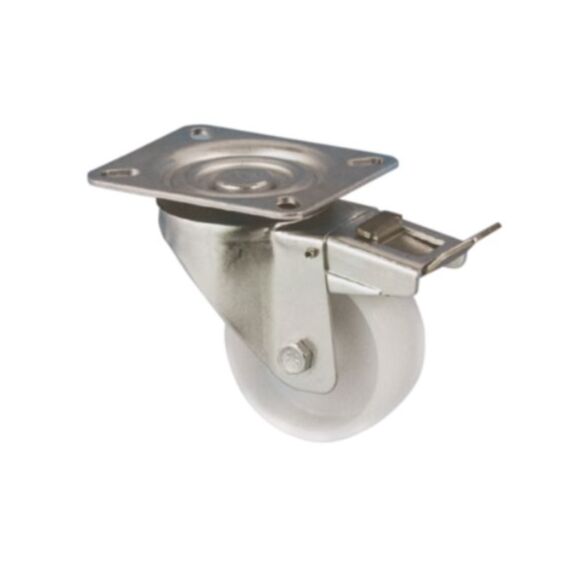roulette pivotante à frein  ø 100 nylon - CAUJOLLE