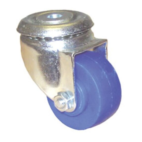 roulette pivotante ø30 bleue - CAUJOLLE