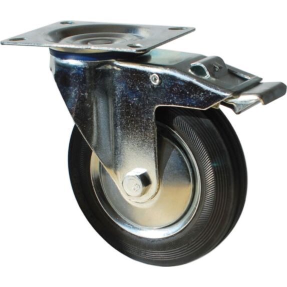 roulette pivotante à frein ø 160 - CAUJOLLE