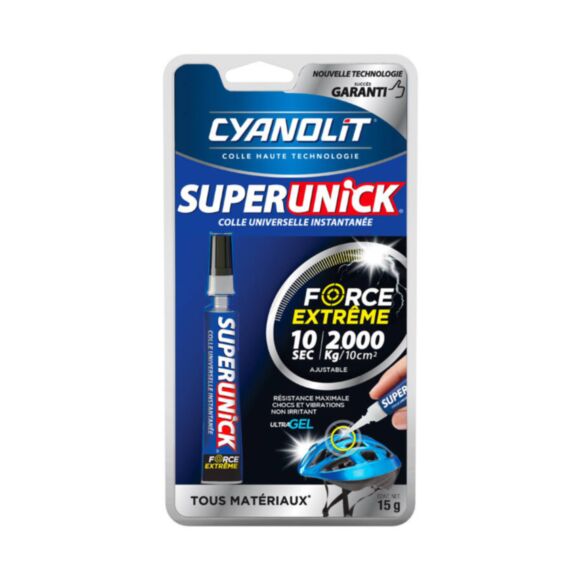 Colle Extra Forte Super Unick Extrême Gel 15gr - CYANOLIT