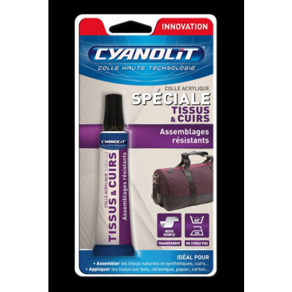 CYANOLIT SPECIALE TISSUS / CUIRS