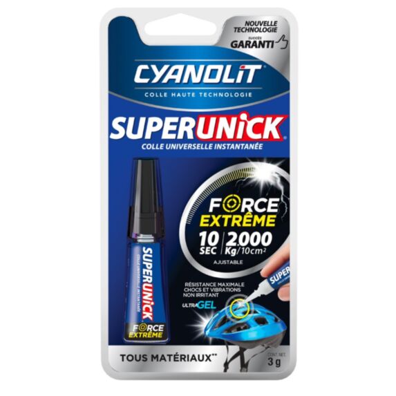 Colle Extra Forte Super Unick Extrême Gel 3gr - CYANOLIT