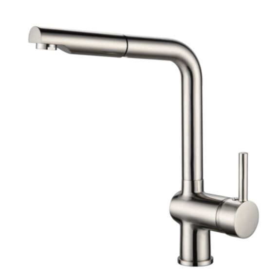 Mitigeur évier carré inox