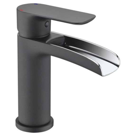 Mitigeur lavabo hutt noir - ROUSSEAU