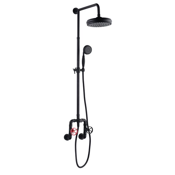 Combidouche industriel noir