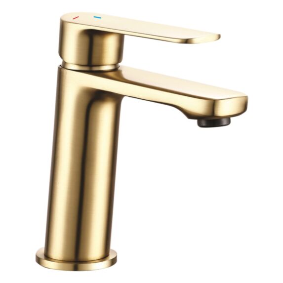 Mitigeur lavabo Ophir Laiton brossé