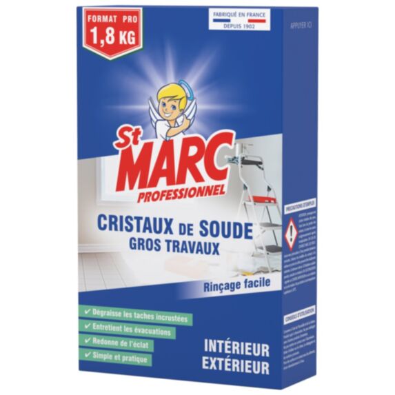 Cristaux de Soude 1,8kg - ST MARC PROFESSIONNEL