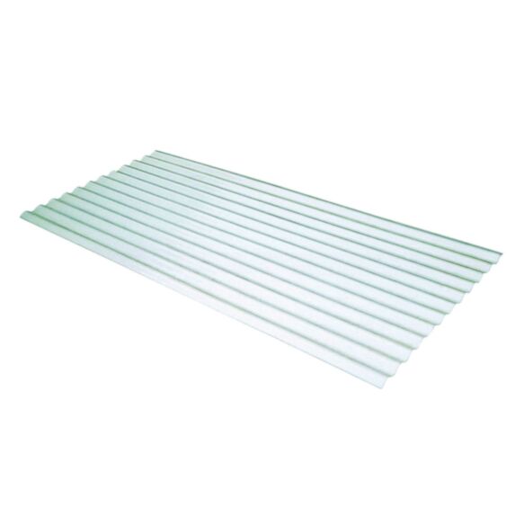 Plaque ondulée po76/18 polyester 2x0.9m