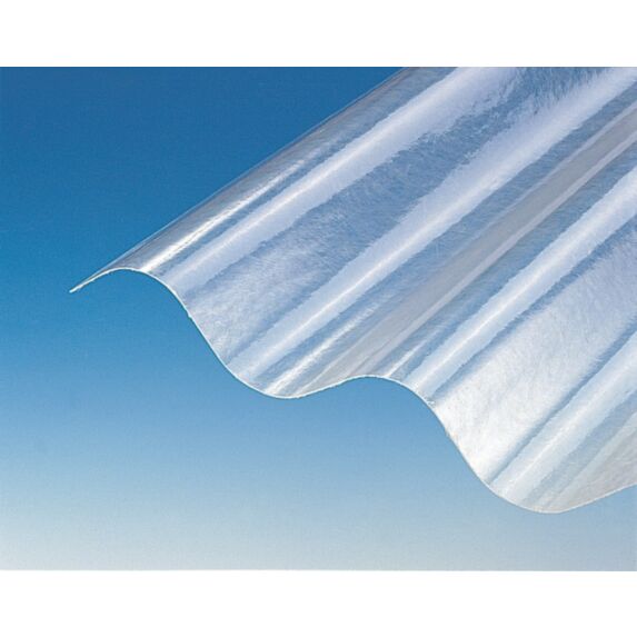 Plaque Ondulée Polyester Grandes Ondes L.2xL.0,92m