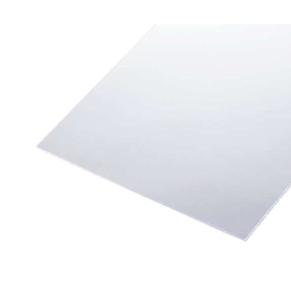 Verre synthétique 5mm transparent, L.1xL.1m Clair lisse