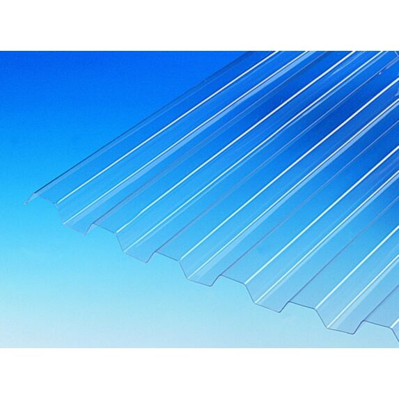 Plaque PVC Transparent Onde Greca Pevelite L.2xL.1,09m