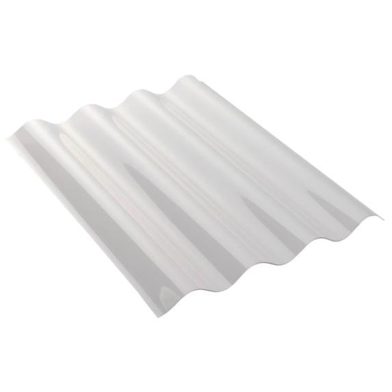 Plaque ondulée en polycarbonate PO 2 X 0.90