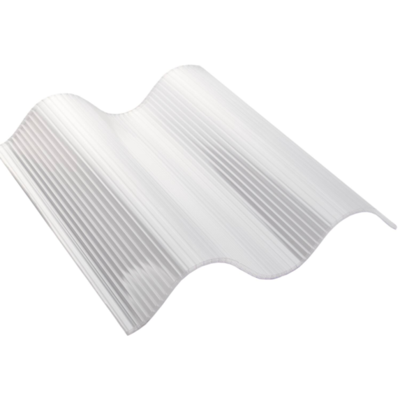 Plaque ondulé polycarbonate Carbo Onda Ep.6mm 200x92cm