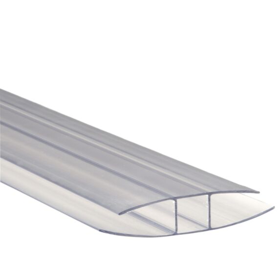 Profil polycarbonate jonction H 4mm 2m - CARBOGLASS